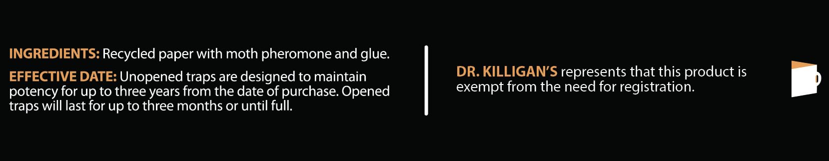 Dr. Killigan's Prime 6-pack display offers ready-to-use pantry protection