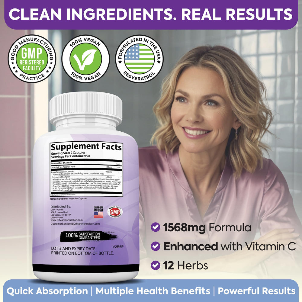 DR. MARTIN'S NUTRITION packaging-display highlights trusted ingredients for daily wellness.