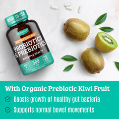 Dr. Matthew kiwi prebiotic fiber nourishes beneficial gut bacteria.