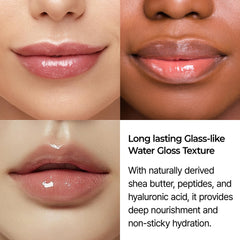 Dr.Melaxin Lip Shot swatch reveals subtle shine and moisture.