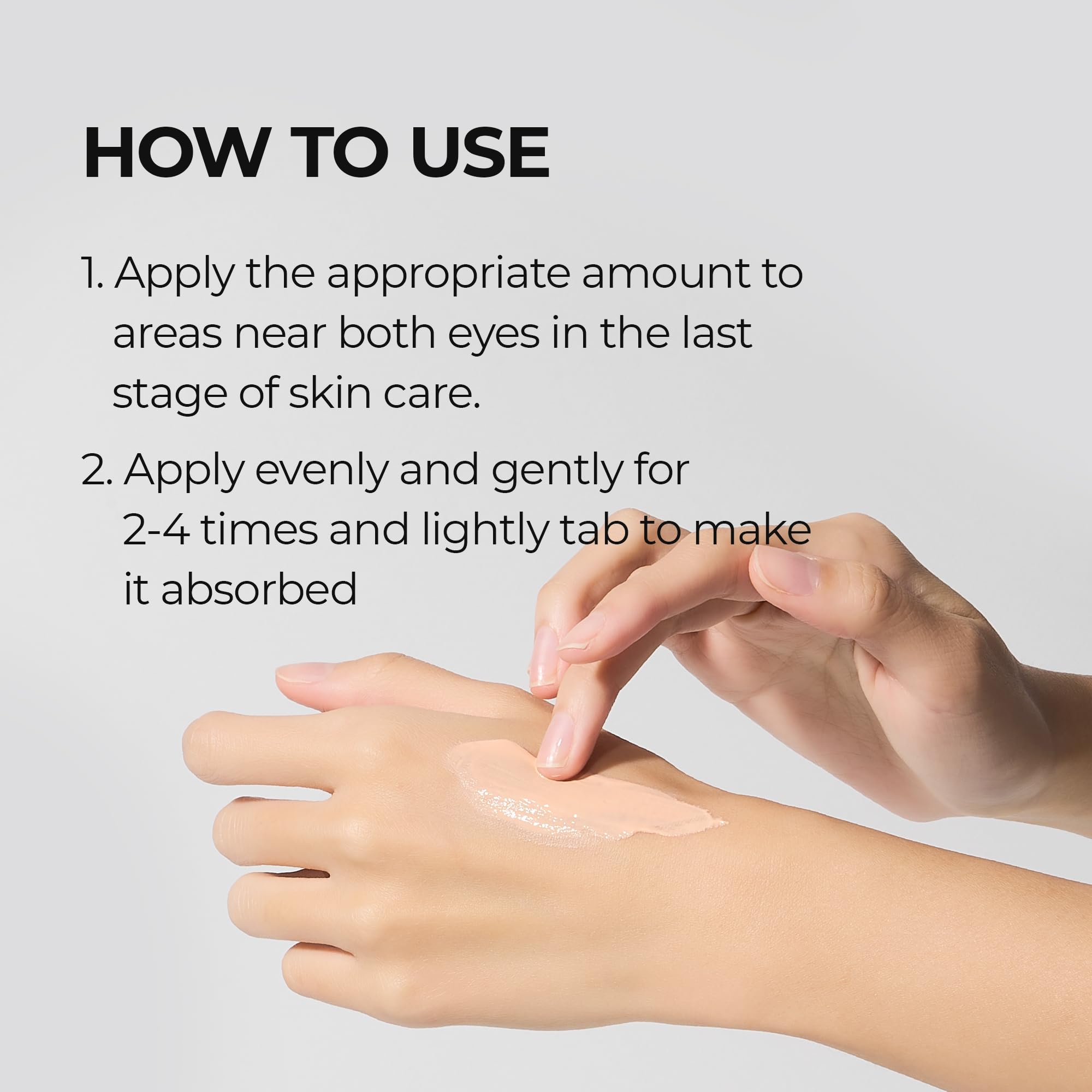 Dr.Melaxin Calcium Eye Cream box emphasizes brand and premium eye care.