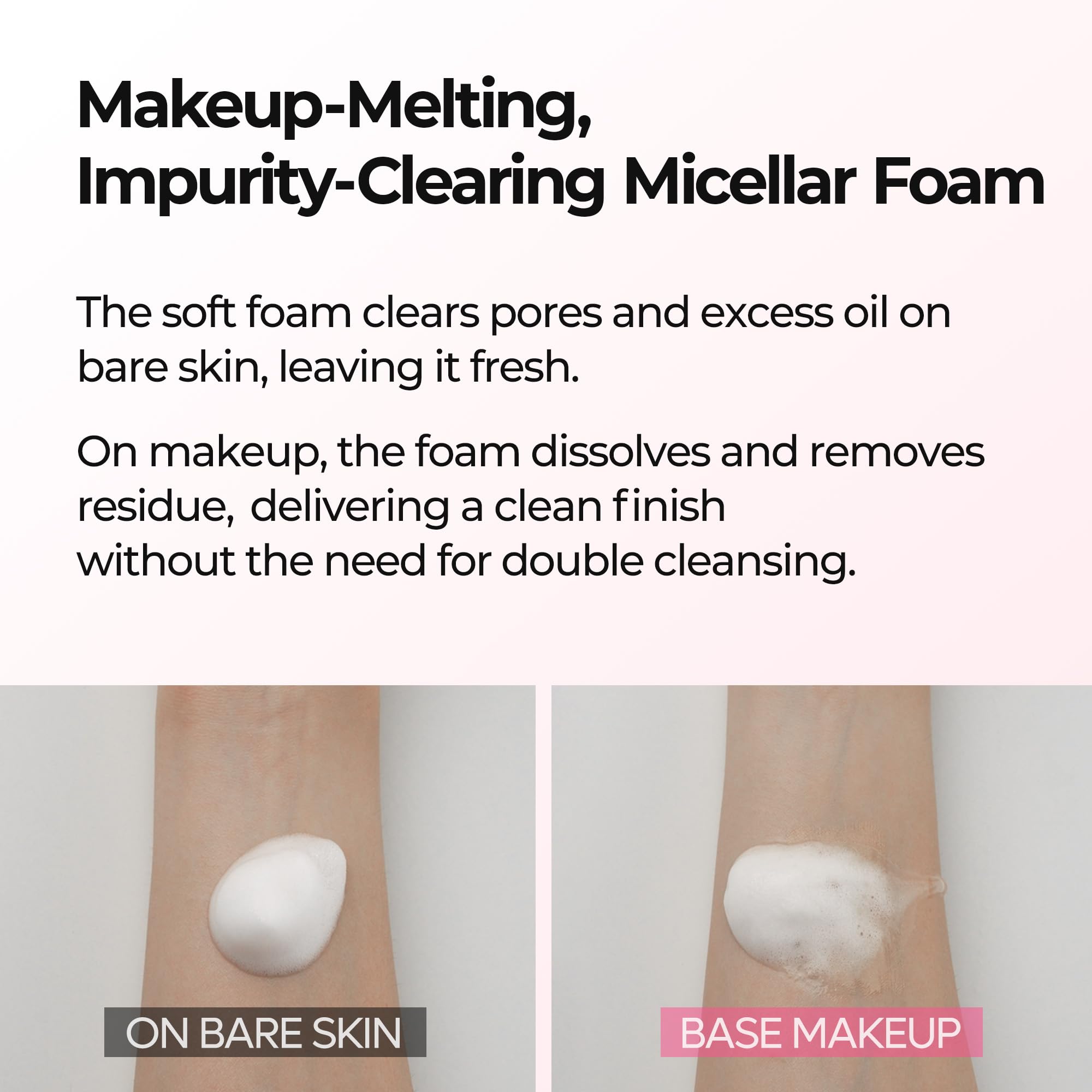 Dr.Melaxin water-clear rinse with oil-free formula.