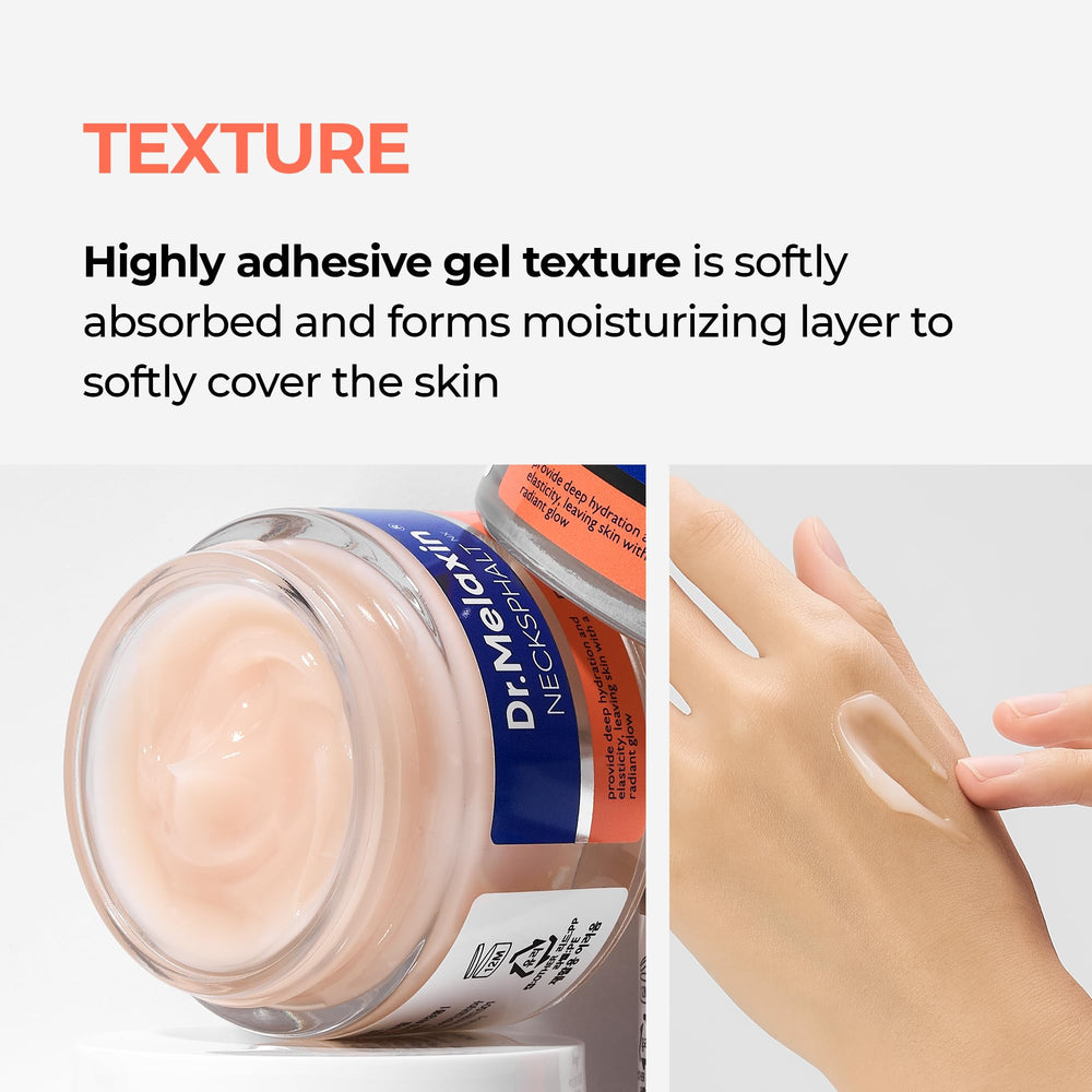 Dr.Melaxin Necksphalt packaging with model neck provides usage context.