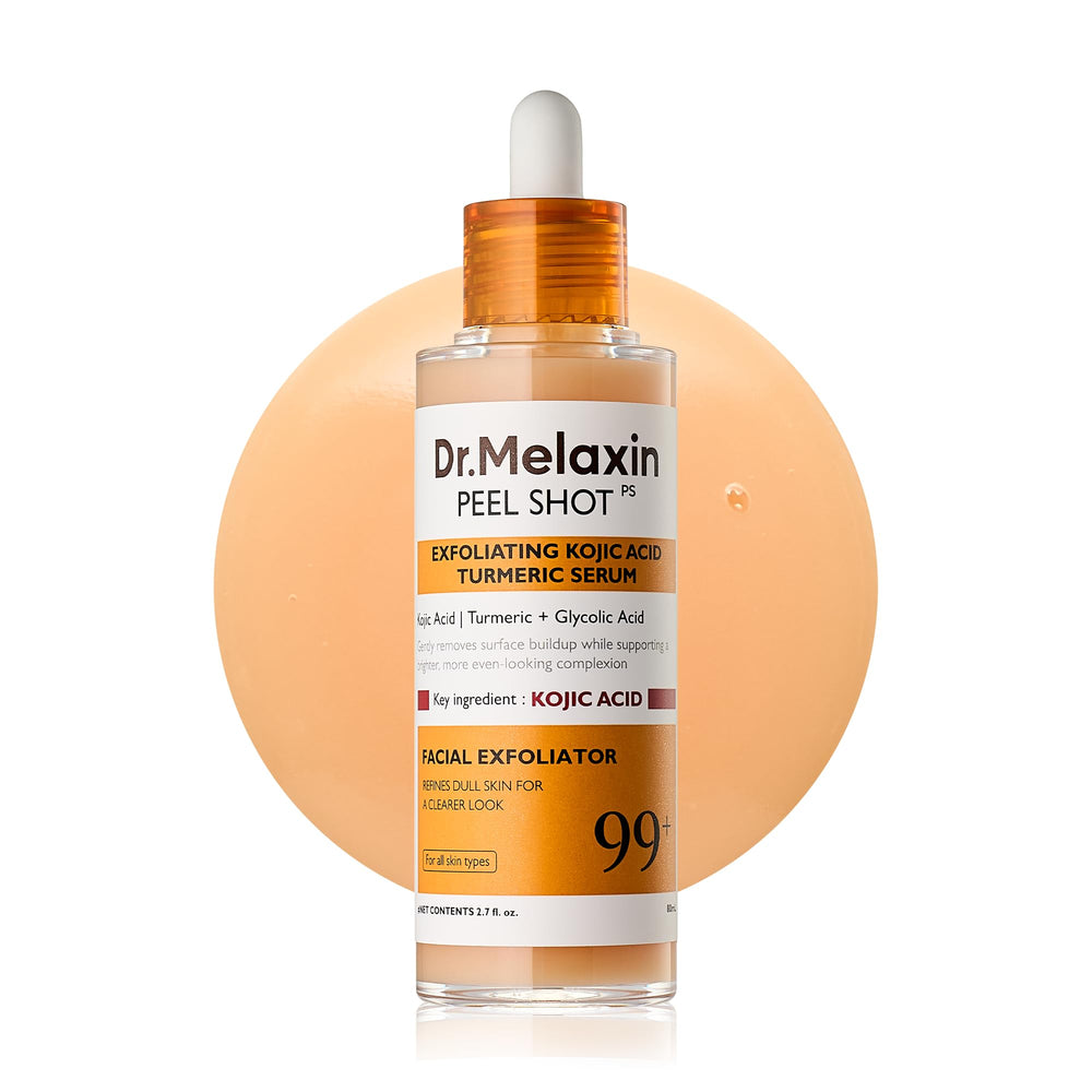 Dr. Melaxin Peel Shot bottle for at-home exfoliation and brightening care.