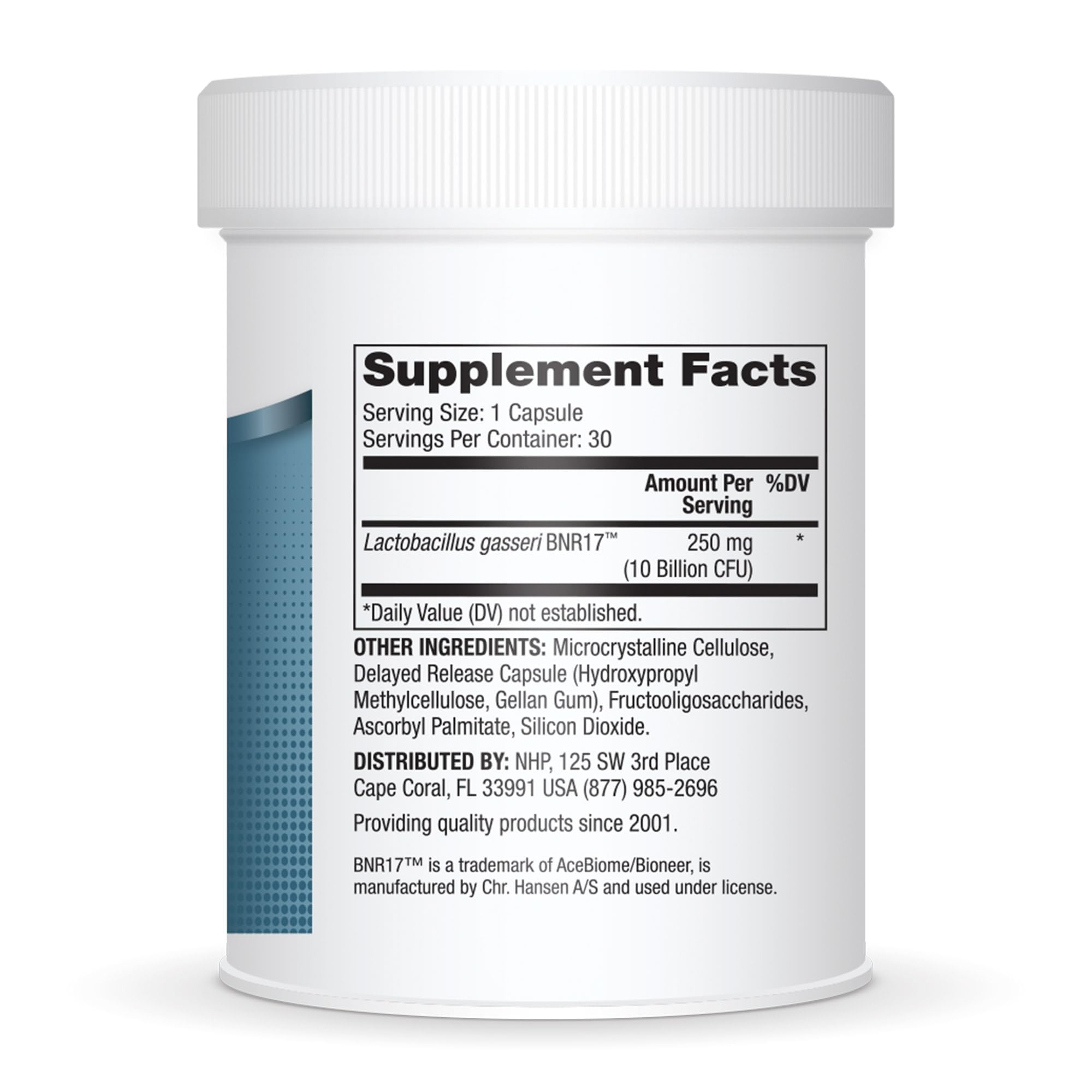 Close-up of Dr. Mercola Biothin Probiotic capsules ready for daily use.