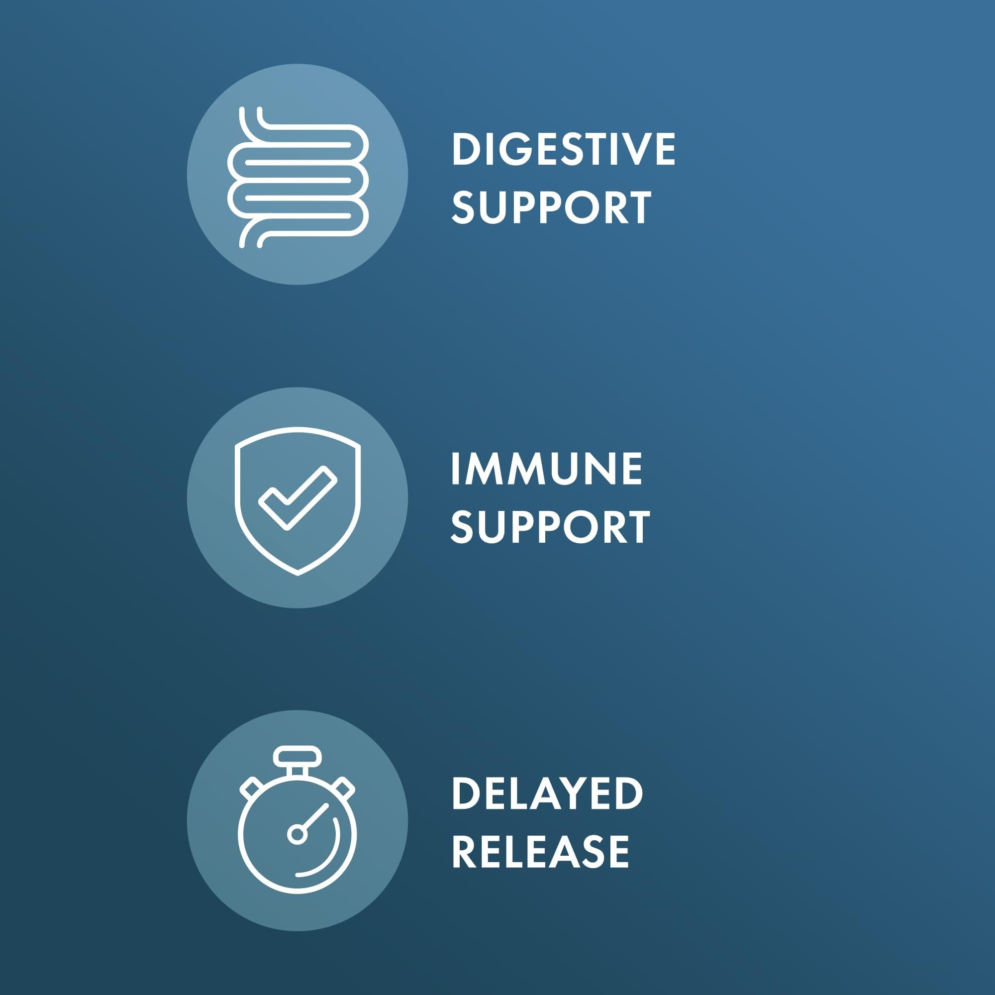 Pouring Biothin Probiotic capsules into a glass for daily routine.