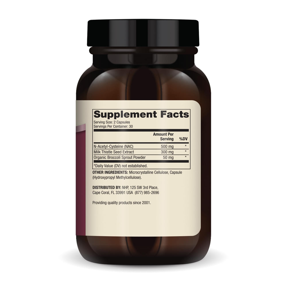 Dr. Mercola NAC Milk Thistle capsules in hand, convenient daily wellness option.