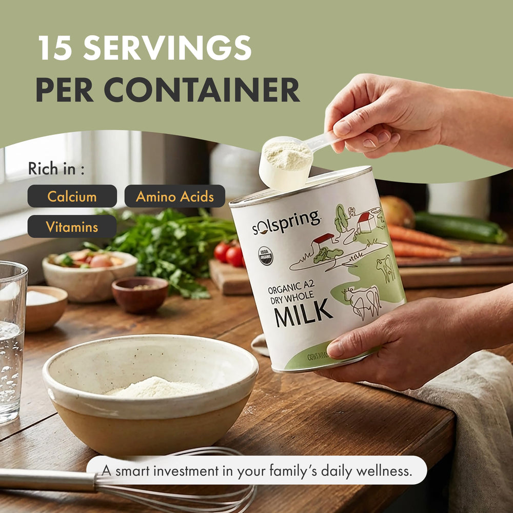 Alexandre Family Farm origin for Solspring Organic A2 milk powder