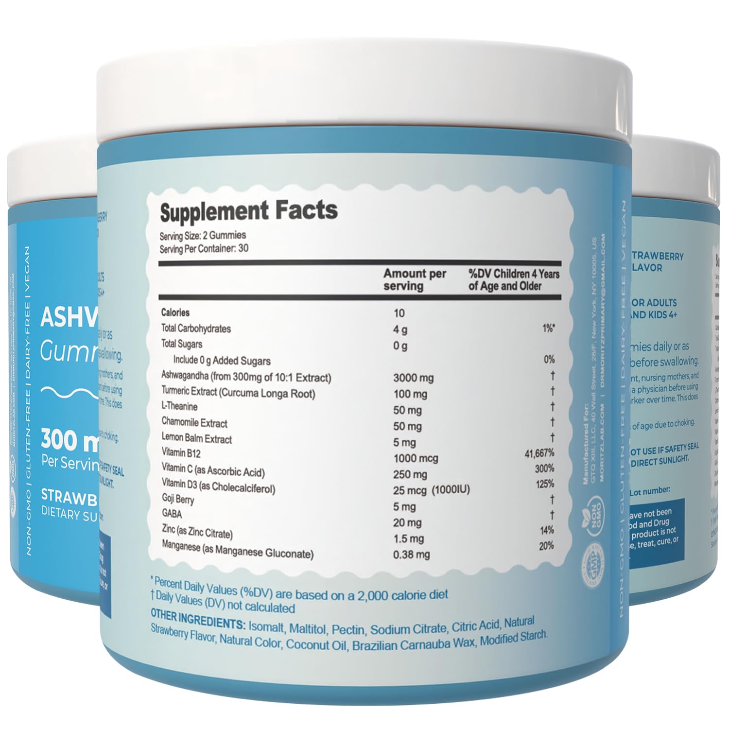12-in-1 formula graphic paired with ingredients list