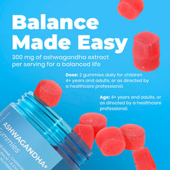 Gummies arranged beside vitamins spelling wholesome ingredients