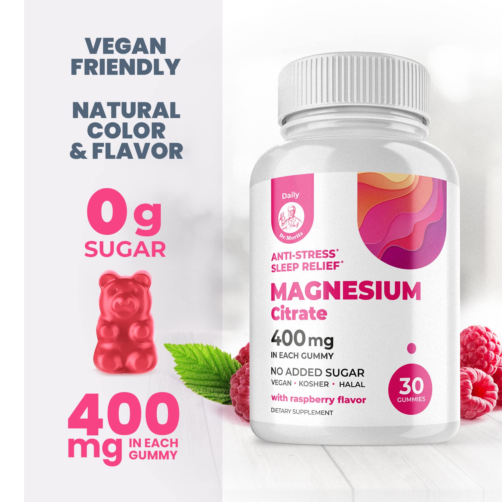 DR. MORITZ gummies with kid-friendly appeal for a calm routine.