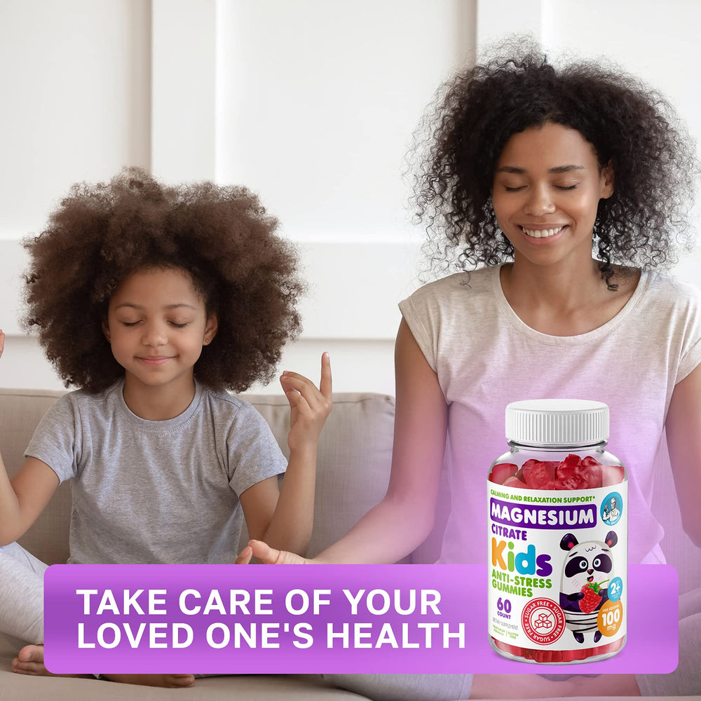 Gummy image communicates mood support as a gentle magnesium option for daily use.