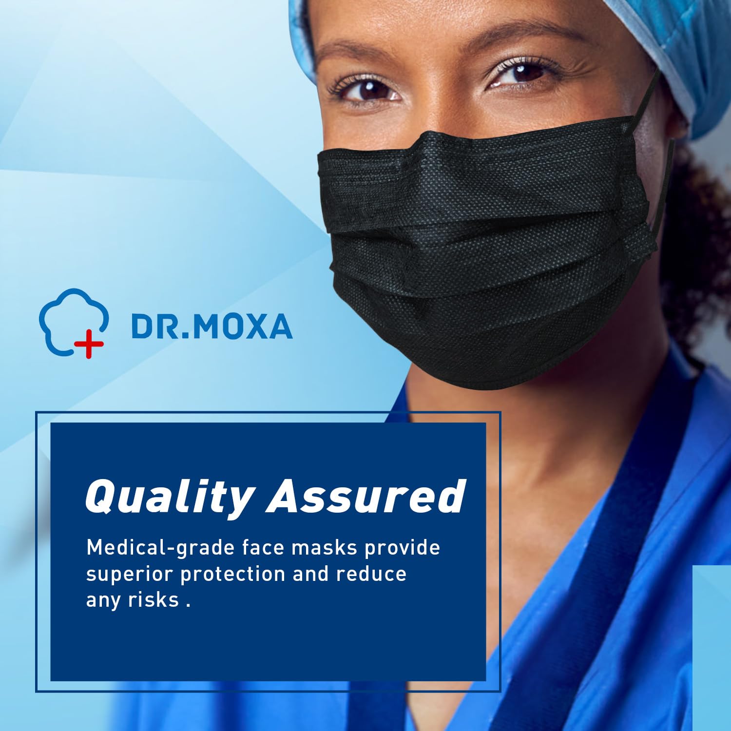 DR.MOXA three-layer nonwoven material provides breathable support