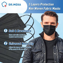 DR.MOXA mask size 6.88in by 3.74in for adults