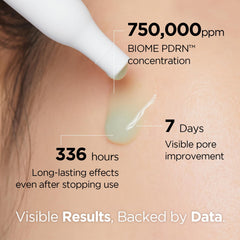 Dr.nineteen ReDRN Exosome Ampoule application routine closeup demonstrating smooth texture.