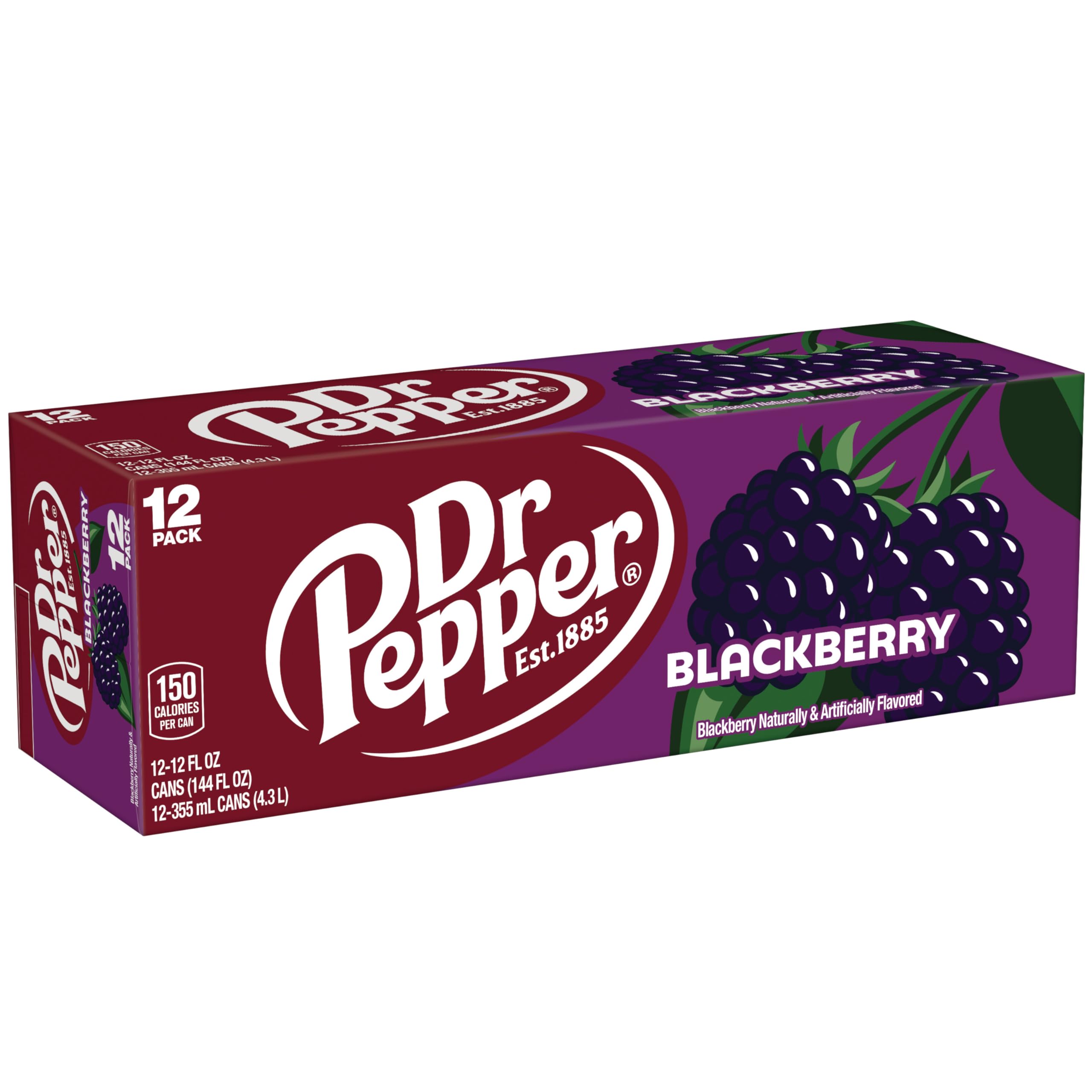 Dr Pepper Blackberry close-up hints at depth of flavor and aroma.