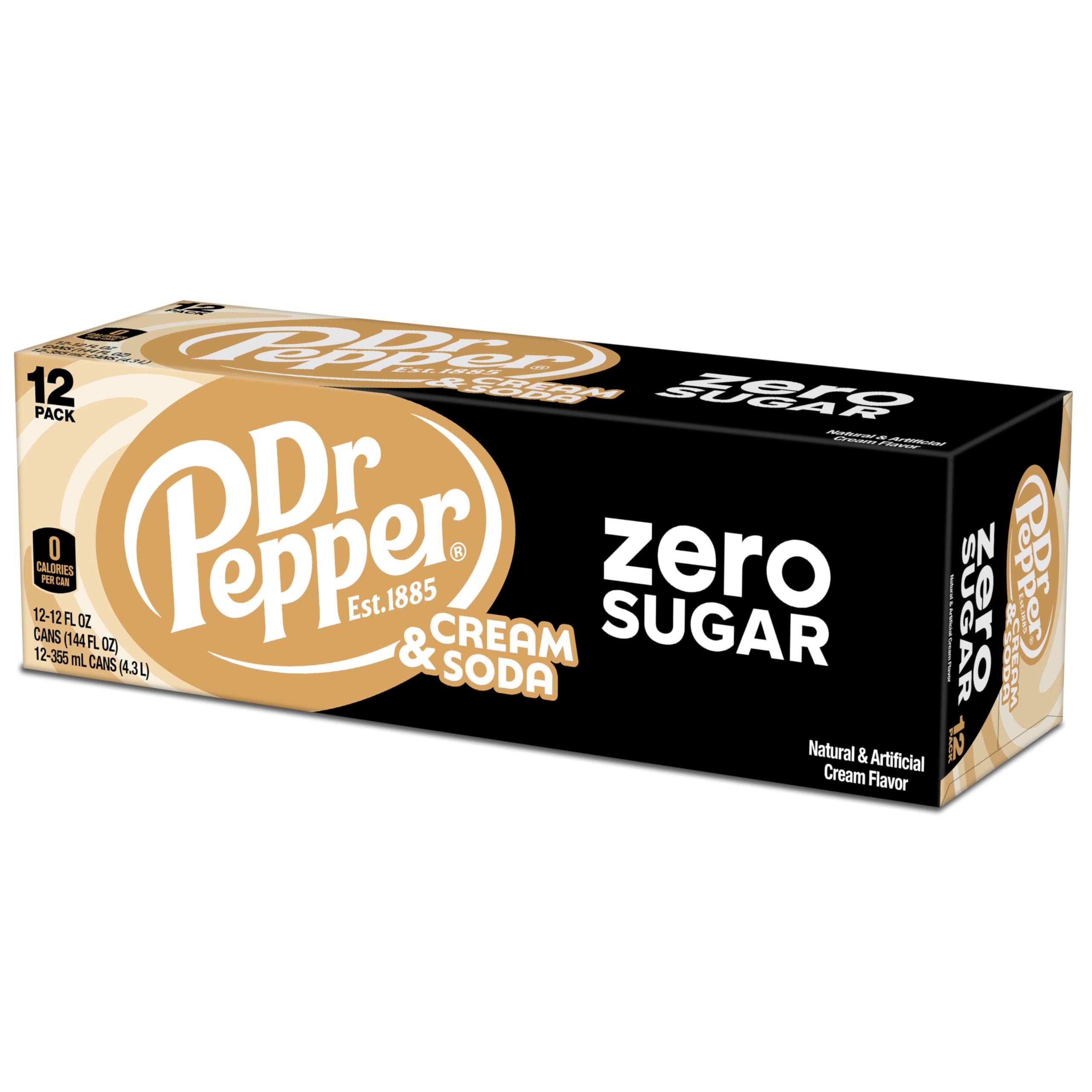 Dr Pepper Cream Soda Zero Sugar game day shot highlights quick craving satisfaction.