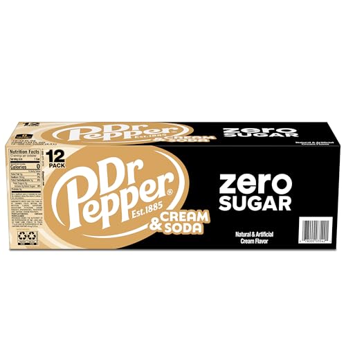 Dr Pepper Cream Soda Zero Sugar sensory flavor emphasizes unique, sugar-free aroma.