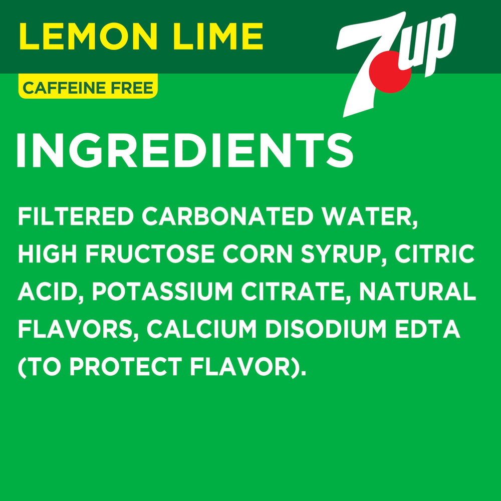 Dr Pepper seven-up lemon-lime soda with ice, suitable for cocktails or mocktails