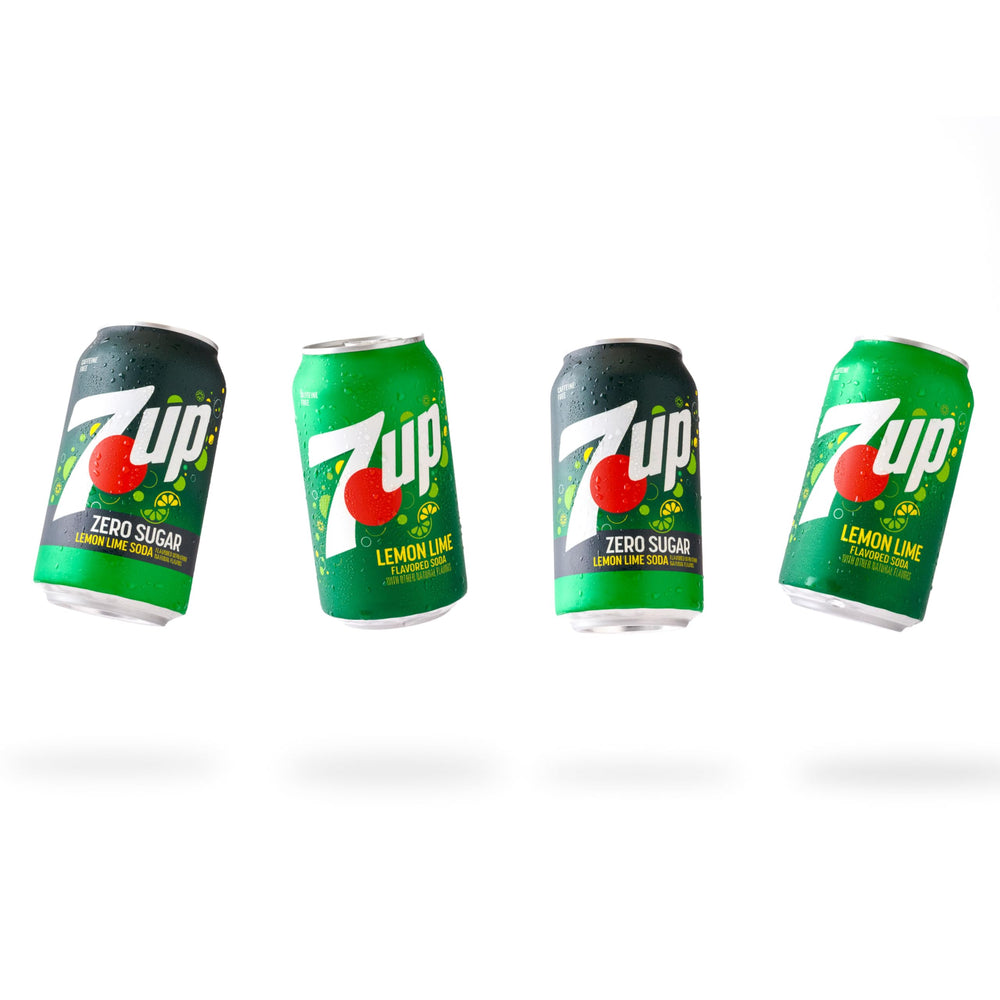 Dr Pepper seven-up lemon-lime soda ingredients label showing natural flavors