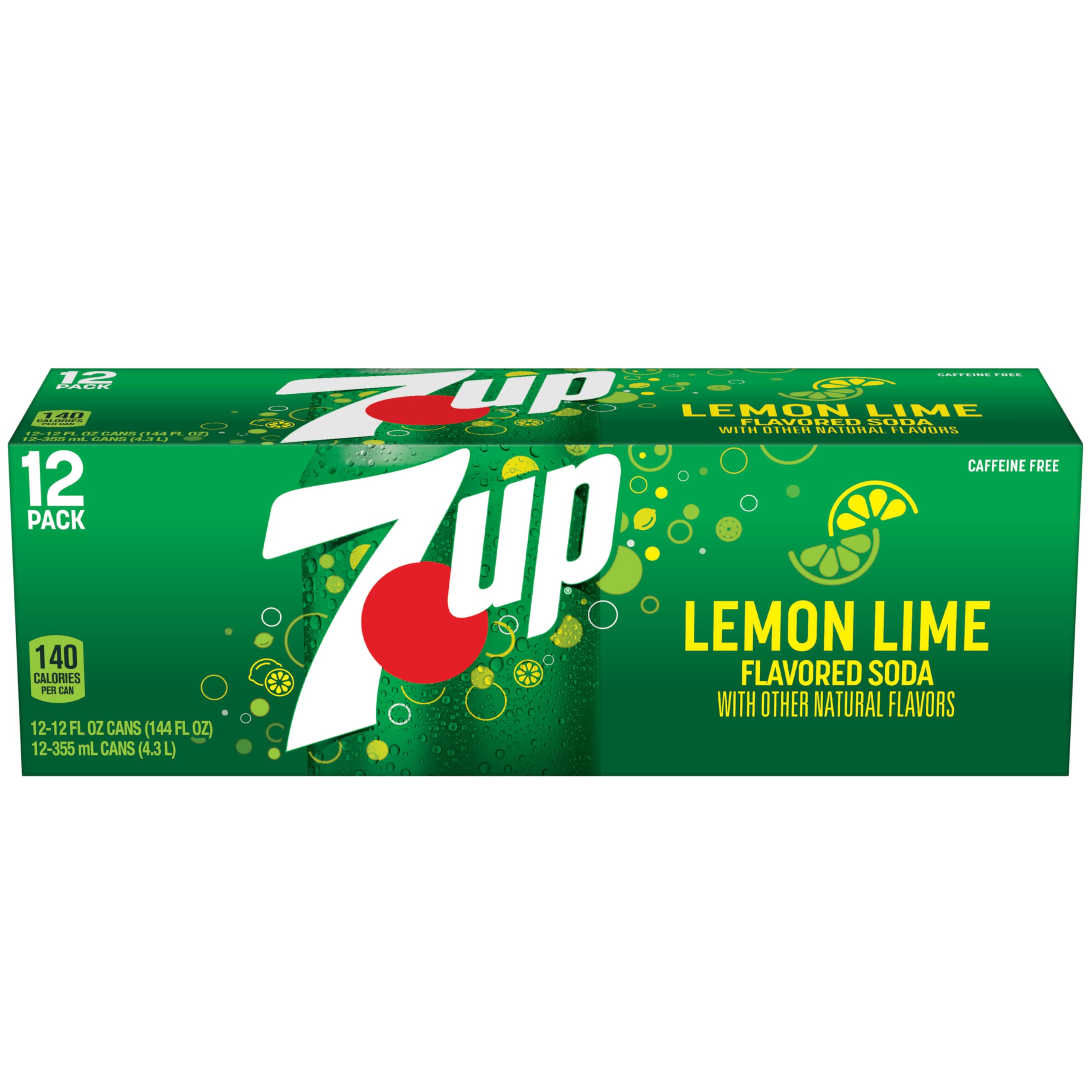 A refreshing serve of Dr Pepper seven-up lemon-lime soda over ice