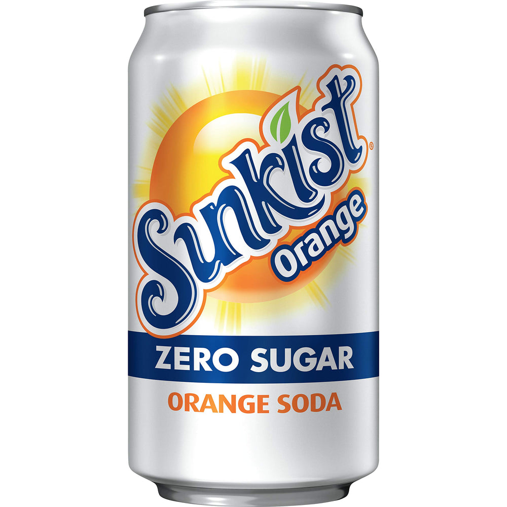Dr Pepper Sunkist Zero Sugar orange soda float, summer treat with orange zest.