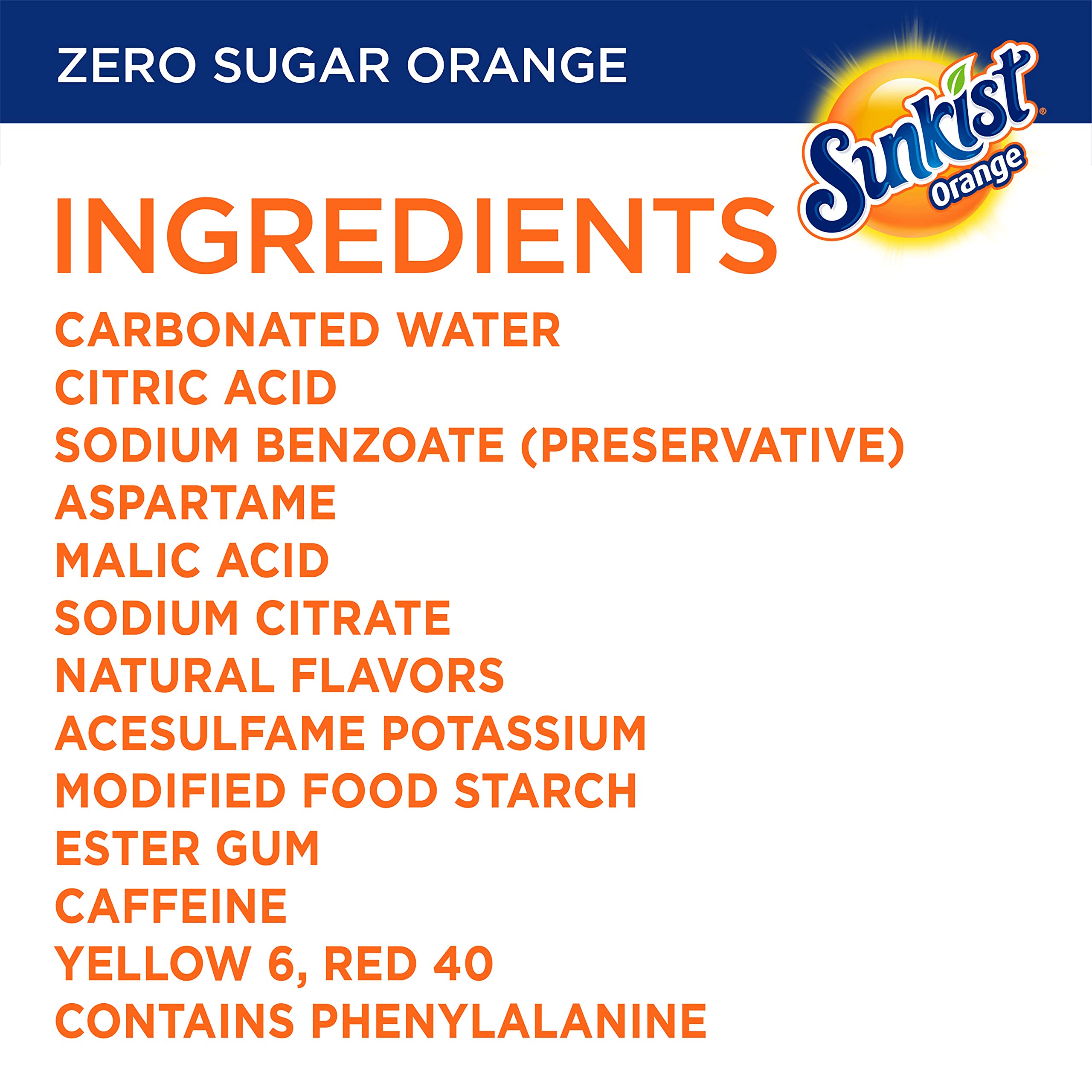 Dr Pepper Sunkist Zero Sugar orange soda 12-pack display, ready for gatherings.