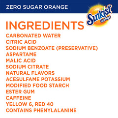 Dr Pepper Sunkist Zero Sugar orange soda 12-pack display, ready for gatherings.