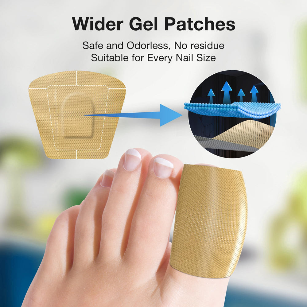 DR.RAPID hydrogel patches stay on securely overnight.