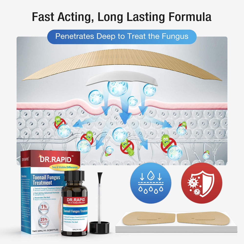 DR.RAPID light herbal scent avoids strong odor.