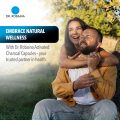 Close-up of Dr. Robaina capsules highlighting vegan non-GMO formulation
