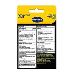 Dr. Scholl's Clear Away pads provide cushion and protection during treatment.