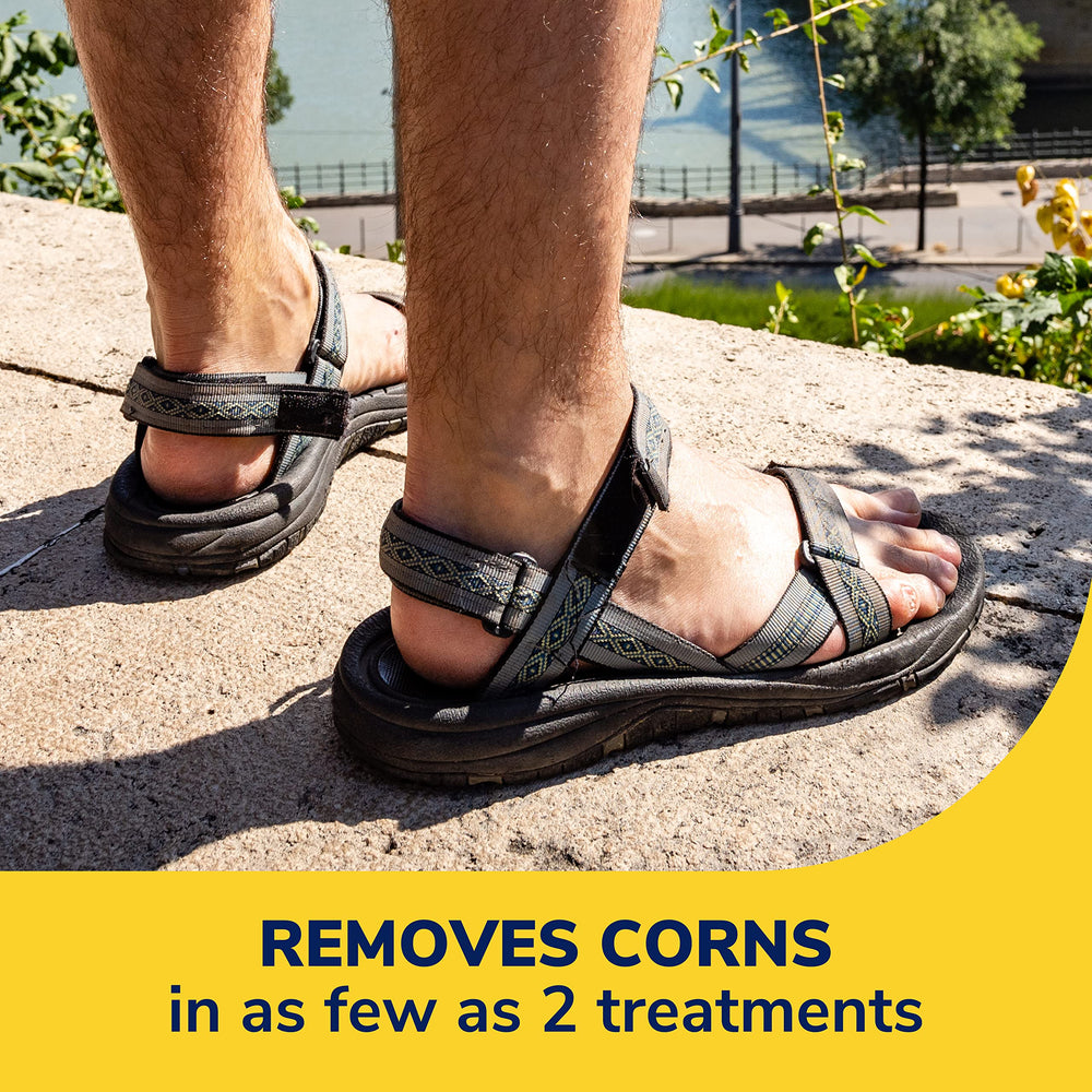 Dr. Scholl's Corn Removers are sweat and water resistant in use