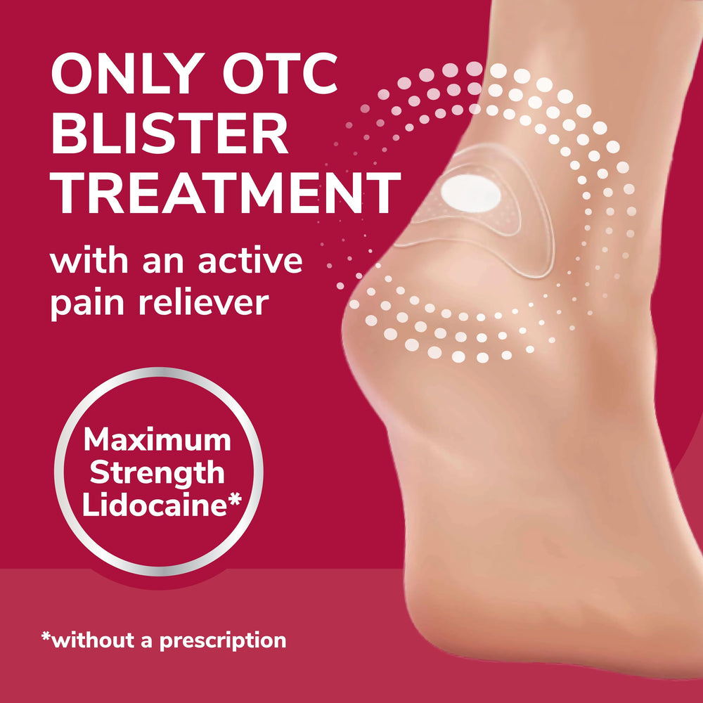 Hydrogel bandages cushion blisters and seal moisture-rich healing.