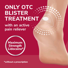 Hydrogel bandages cushion blisters and seal moisture-rich healing.