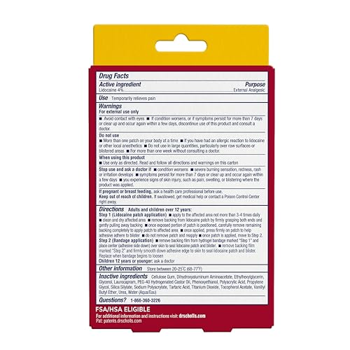 Easy-to-use blister care kit ready for daily use in shoes.