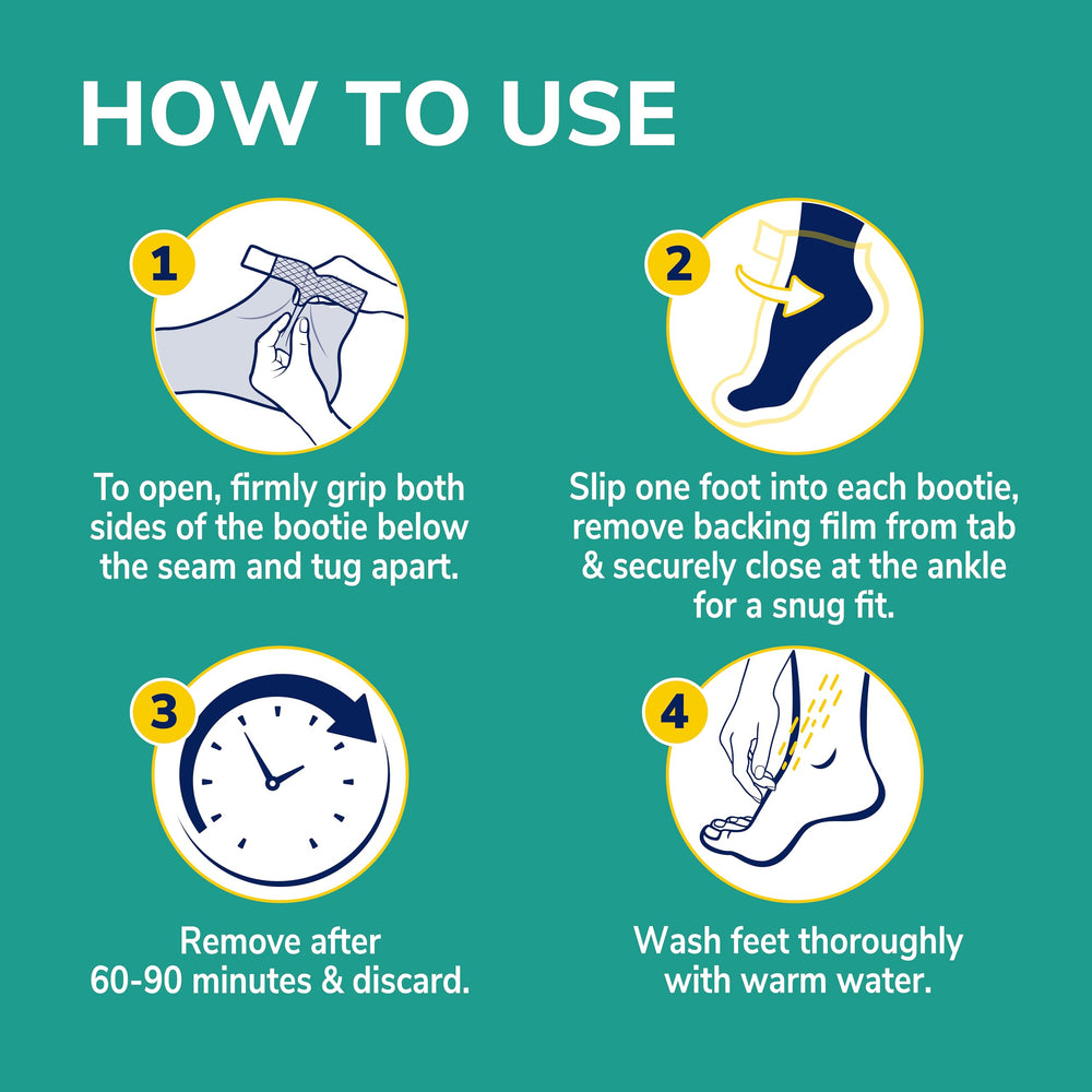 Moisturizing socks pack from Dr. Scholl's with three pairs.