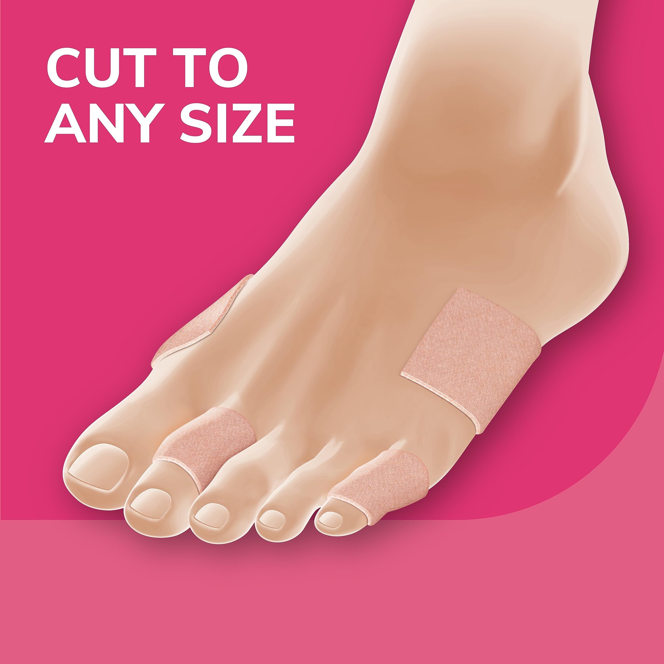 Cut to any size to tailor padding to specific pressure points.