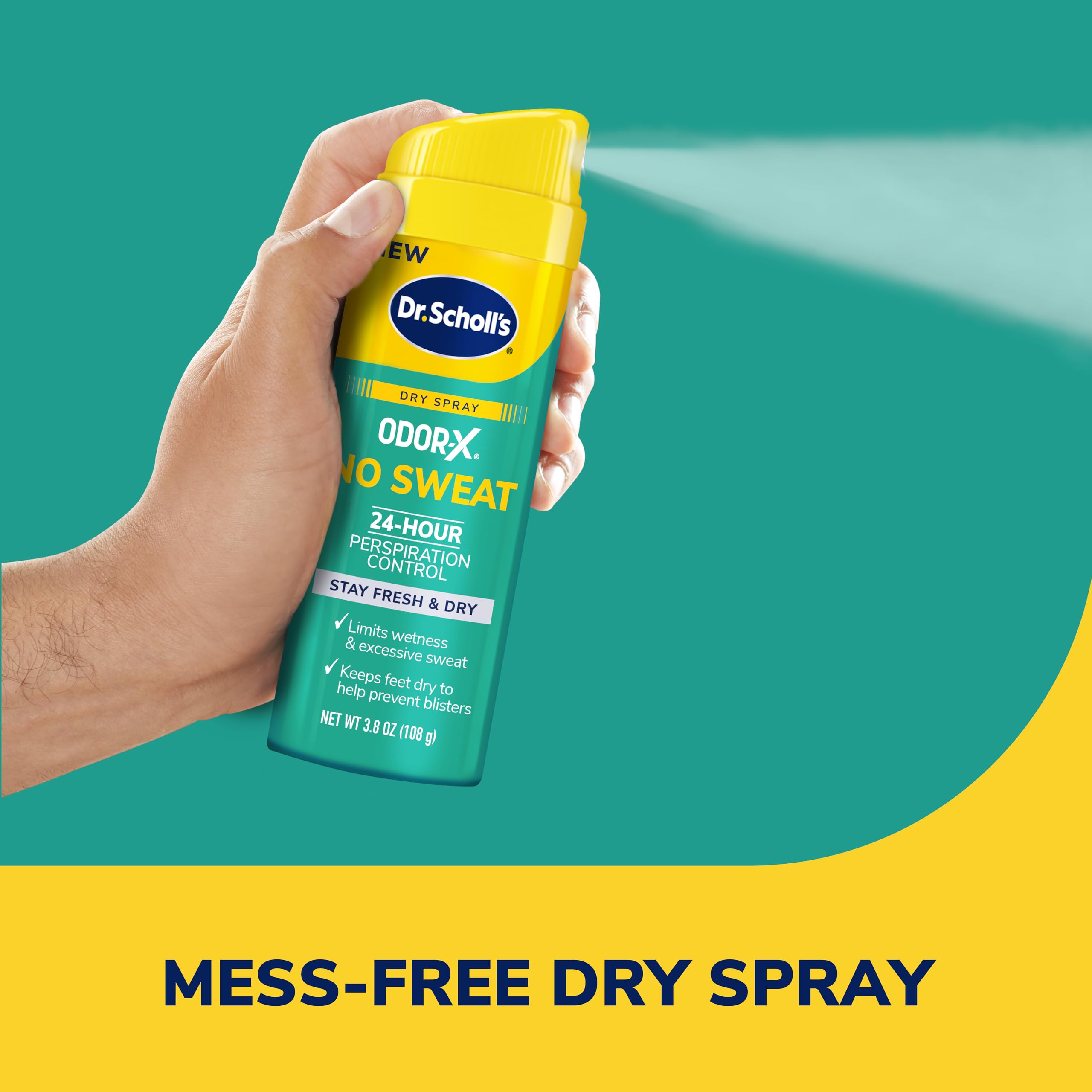 Helps prevent blisters by keeping feet dry during activity