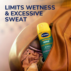 Reduces wetness and sweat to help feet feel confident