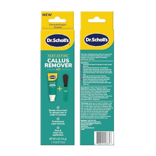 Dr. Scholl's salon professional formula for smoother feet