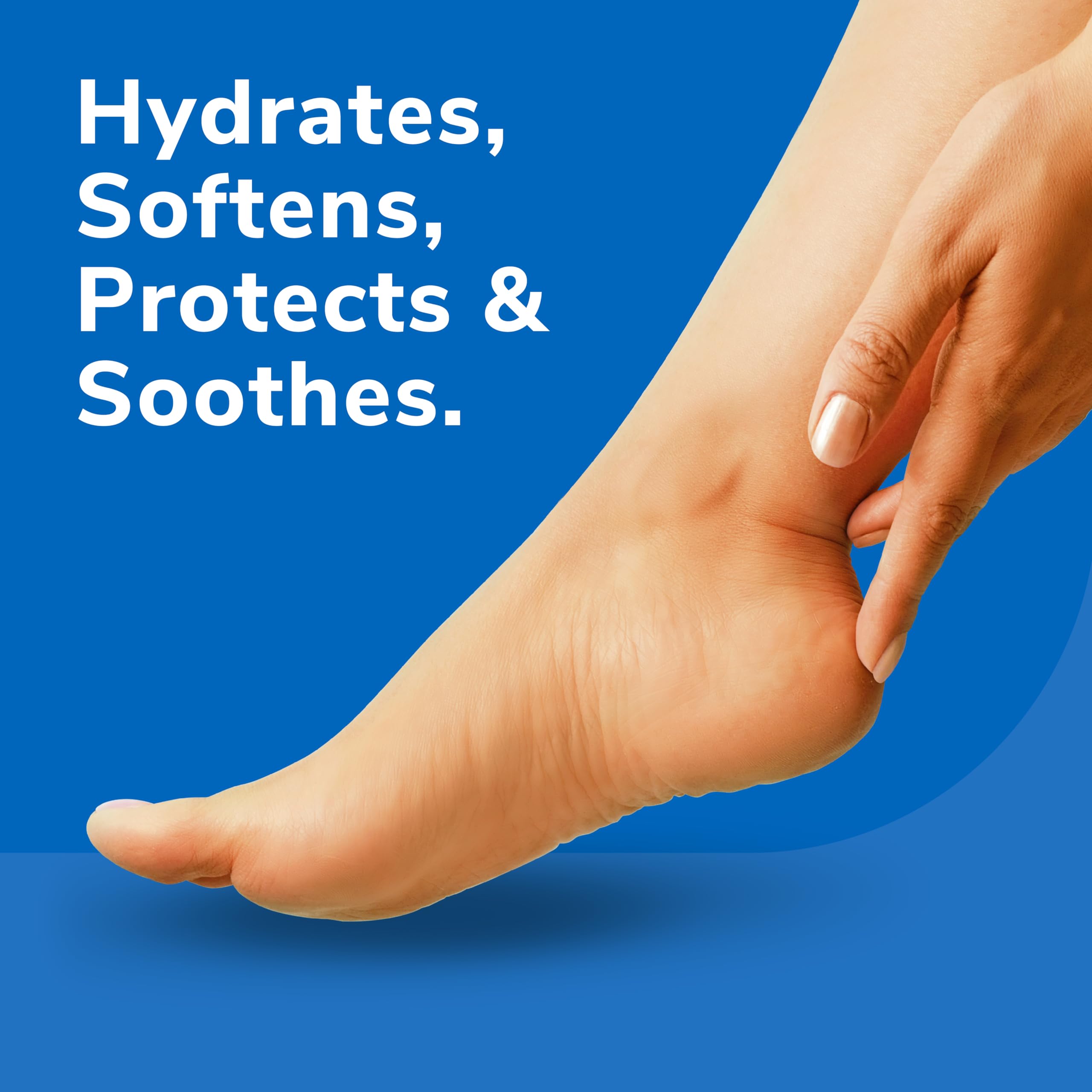 Epsom salt and essential oils in Dr. Scholl's balm on display.