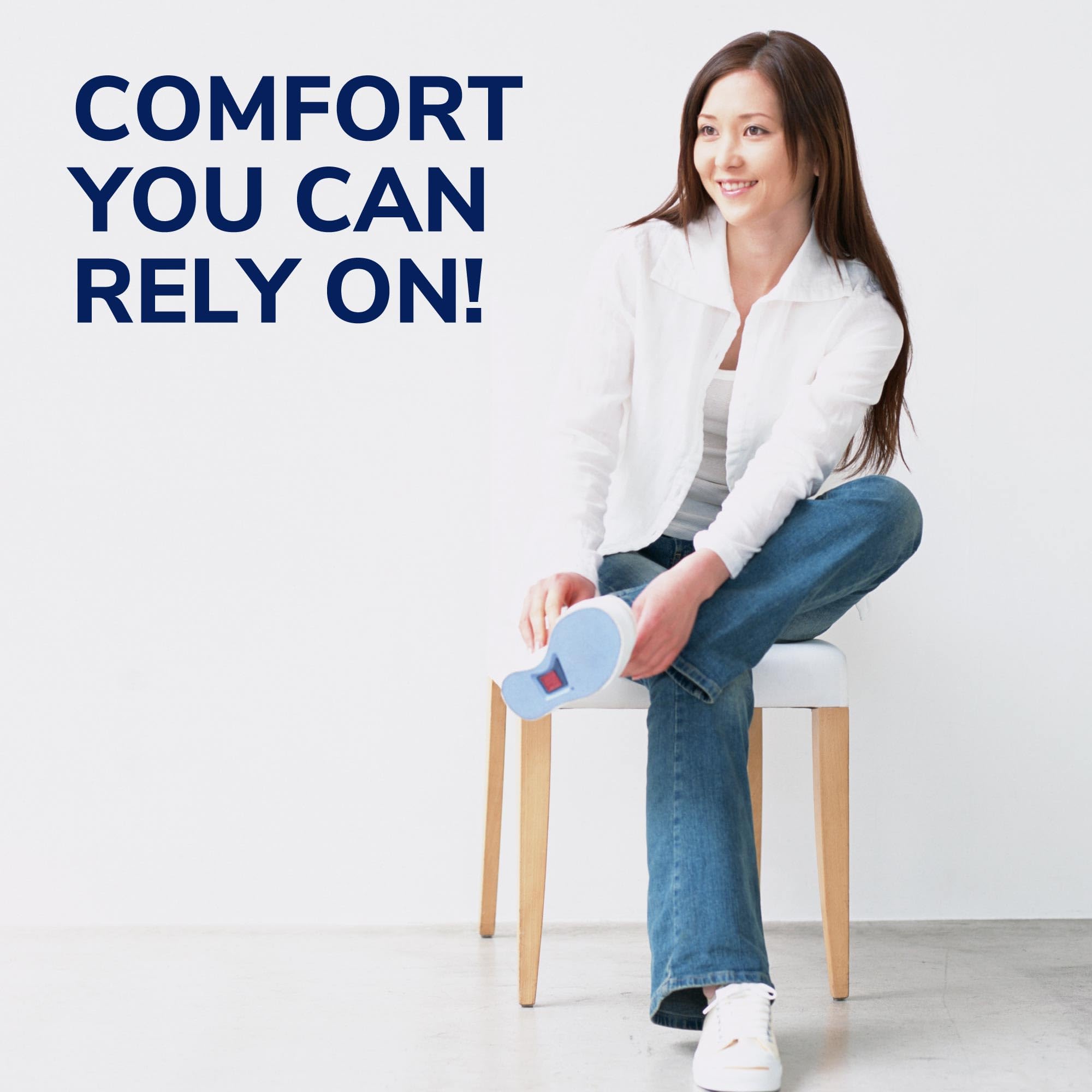 Dr. Scholl's Tri-Comfort Insoles heel cushion enhances stability