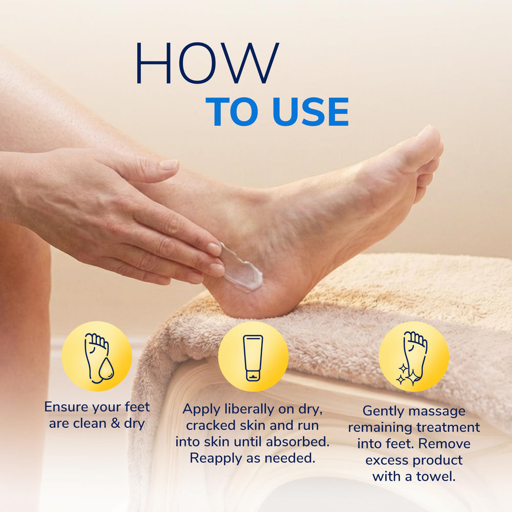 Dr. Scholl's ultra-hydrating formula provides long-lasting moisture.