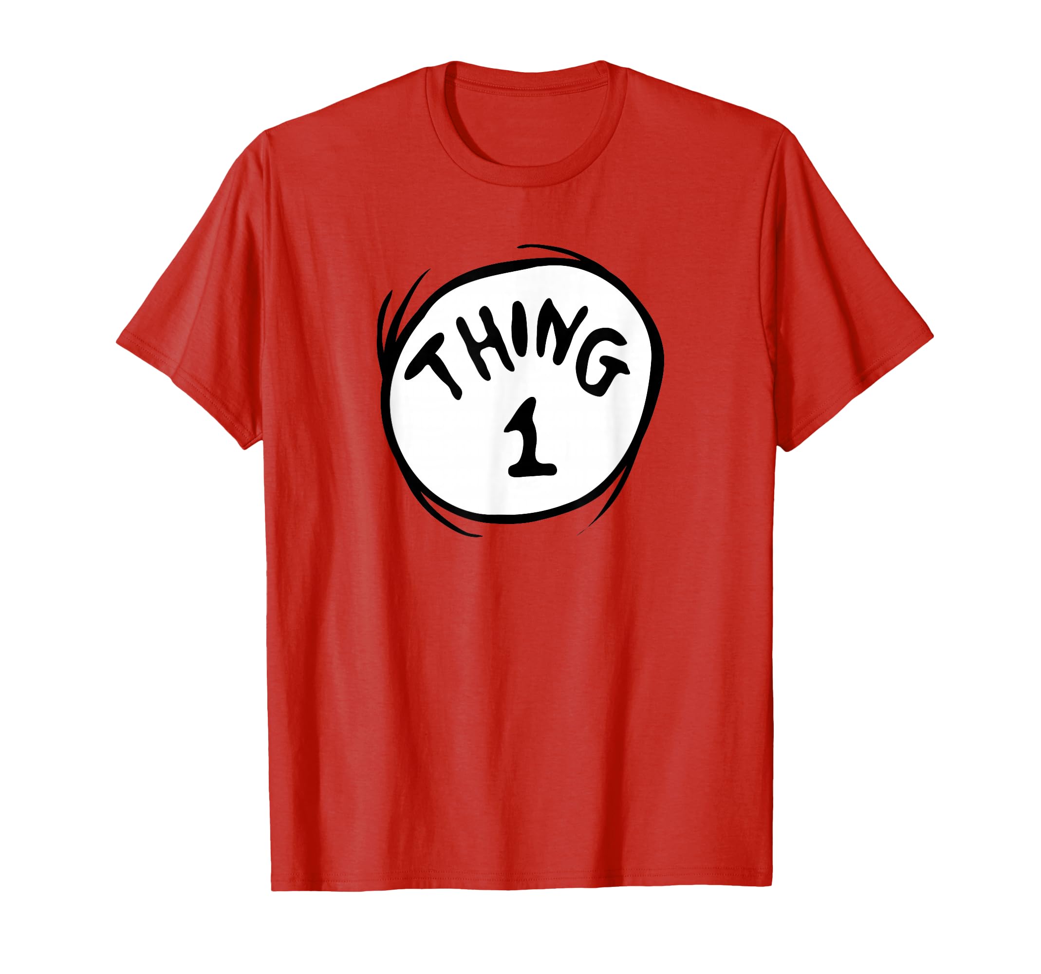 Dr. Seuss Thing 1 emblem T-shirt for all-day comfortable wear