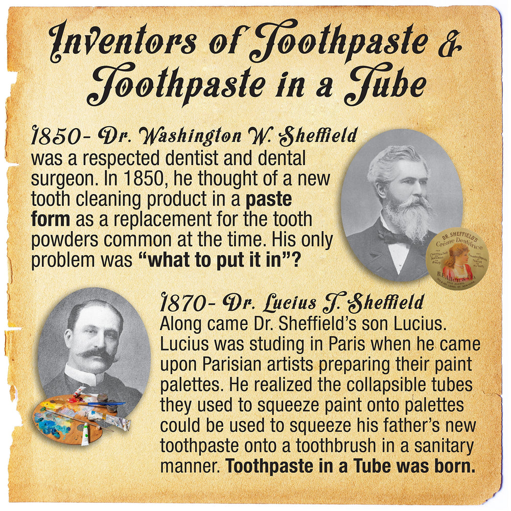 Natural ingredients highlight in Dr. Sheffield's toothpaste