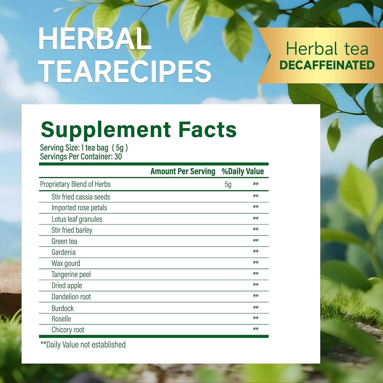 Dr. Siana burdock root tea bags ready for a soothing cup.