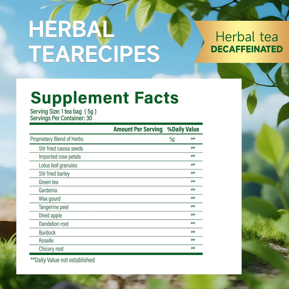 Dr. Siana burdock root tea bags ready for a soothing cup.