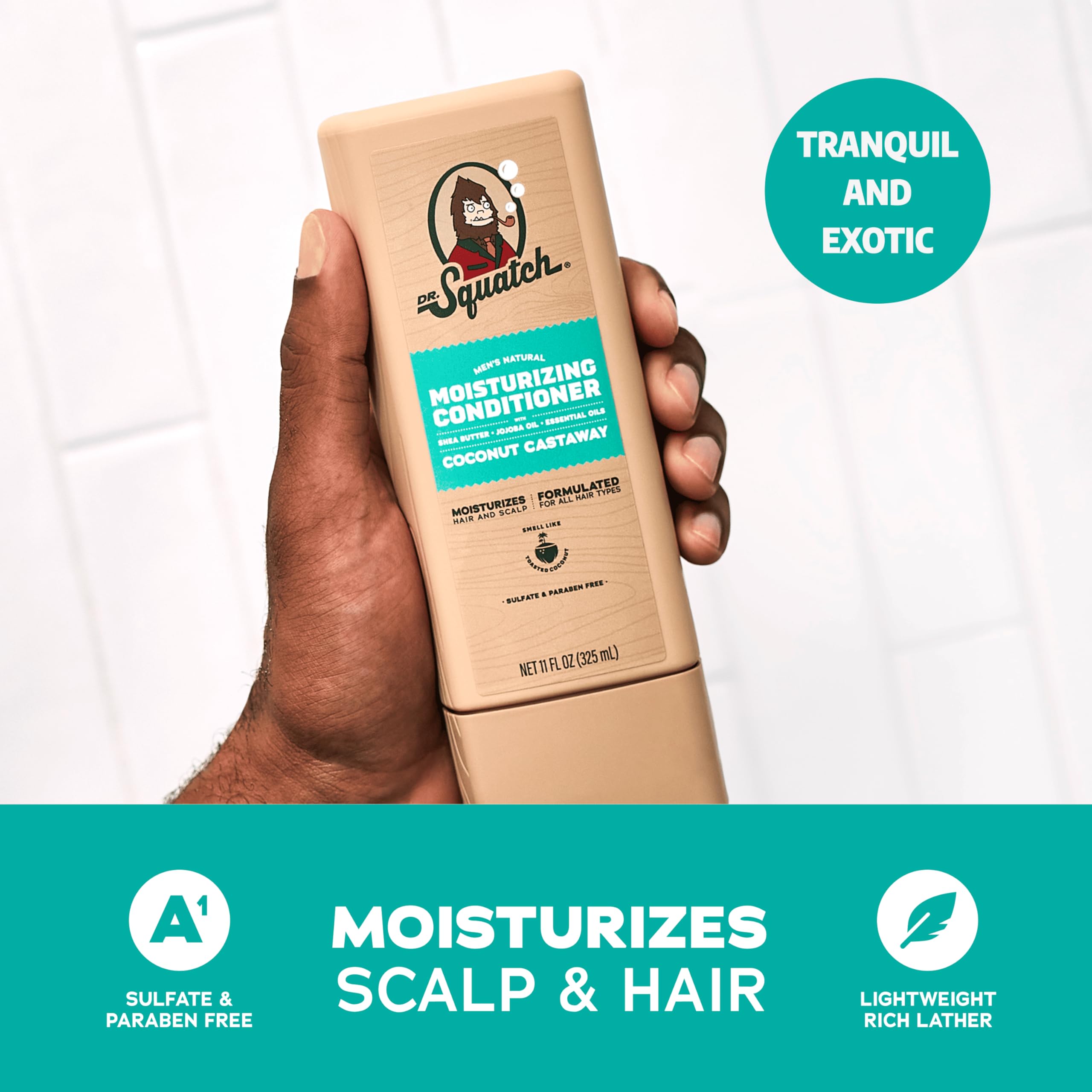 Dr. Squatch 2-pack box and bottles showcase masculine branding.