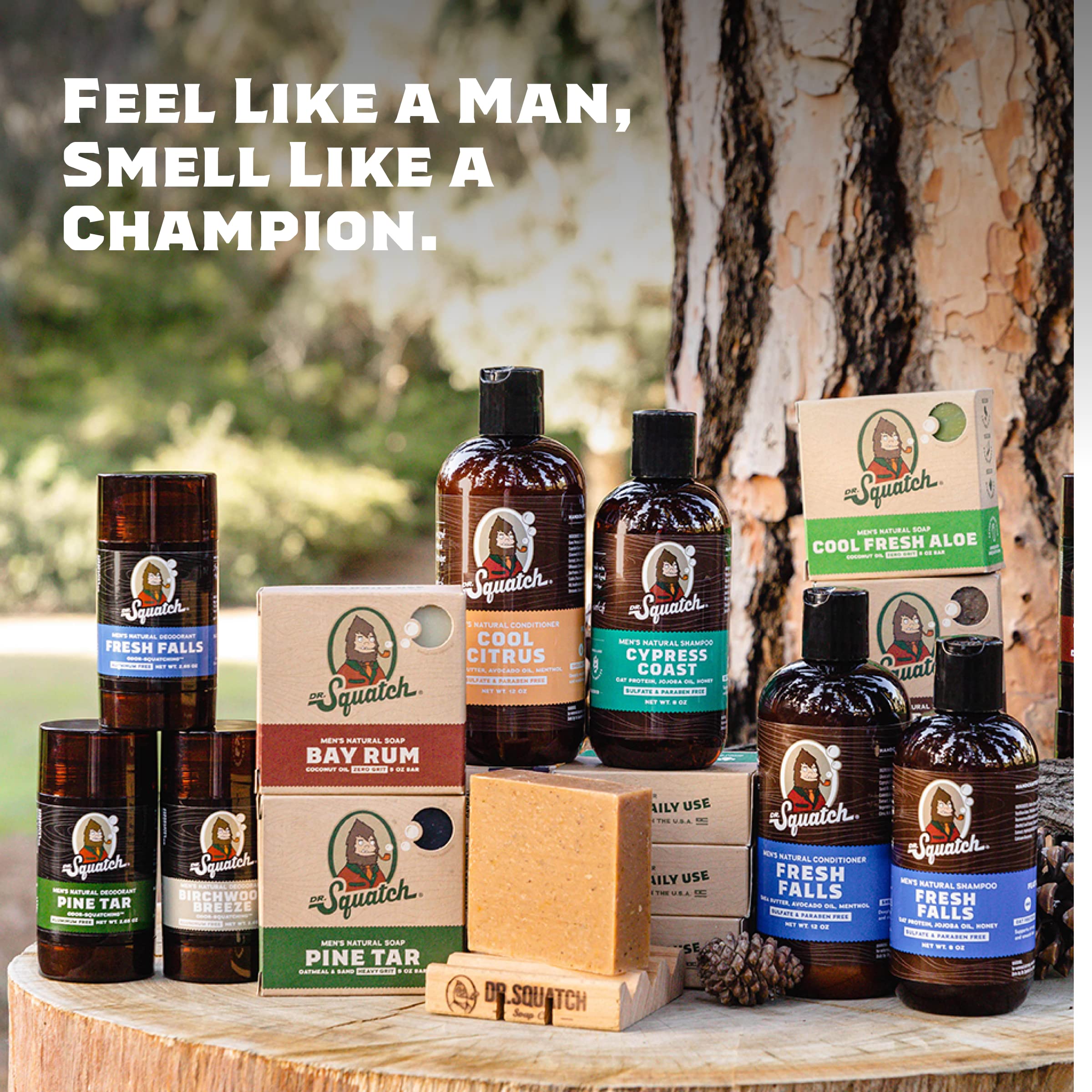 Dr. Squatch 5-pack gift box shows premium set for gifting.